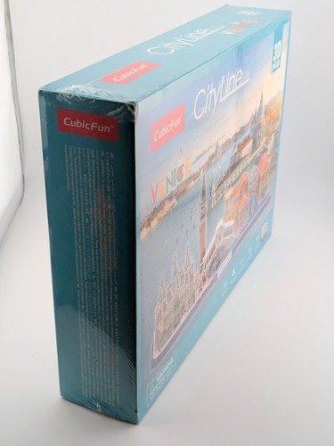 Venice City Line 3D Puzzle - CubicFun Puzzles NEW 126 Pieces - Picture 2 of 3