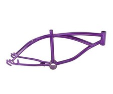 Cuadro Lowrider para bicicleta 16 metálico/púrpura. Piezas de bicicleta, piezas de bicicleta.