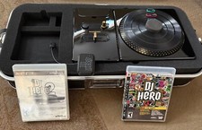 DJ Hero Renegade Edition PlayStation 3 PS3 PS2 Games Turntable Case With Dongle