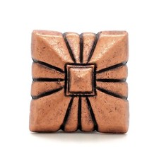 Santa Fe Square Concho Antique Copper 1" 7452-10
