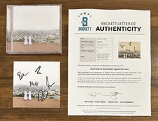 Death Cab For Cutie Asphalt Meadows CD AUTOGRAPHED SIGNED INSERT BAS Beckett COA