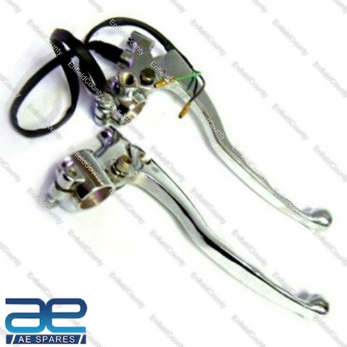 Leviers De Frein Et D'embrayage Chromés Pour Harley - Compatible Road King, Dyna, Fat Boy, Sportster, Softail, Heritage
