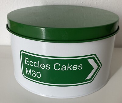 M30 Manchester Eccles Kuchen Wegweiser Keks-/Kuchendose - GEBRAUCHT.
