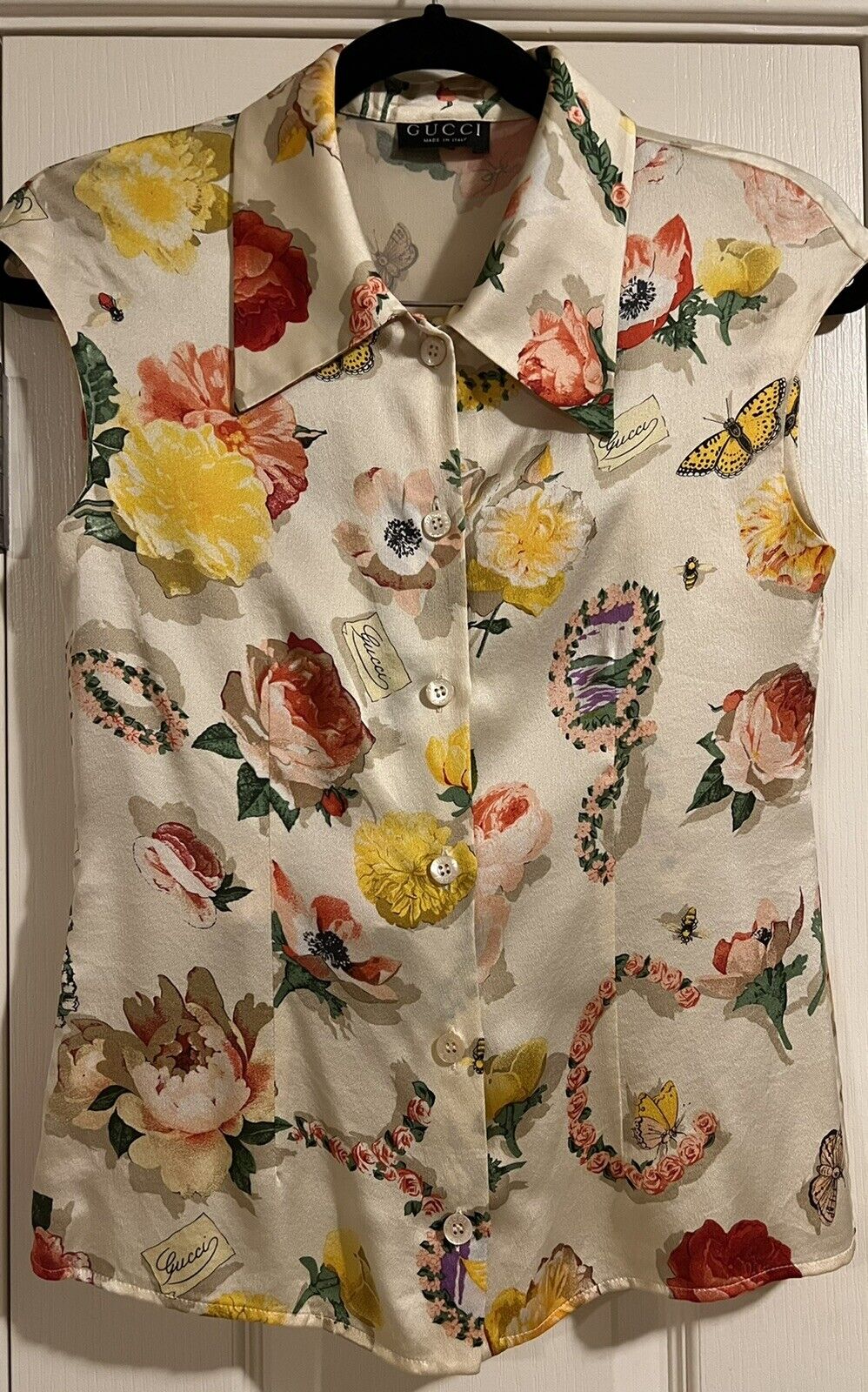 Vintage Gucci Blouse & Shorts set - image 1