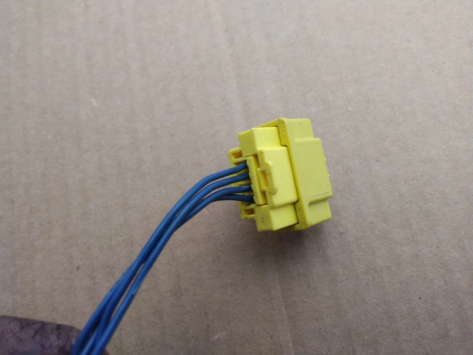 1x Conector de arnés de cables retractor de cinturón de seguridad delantero Acura Honda con cables largos OEM Foto 4 de 4