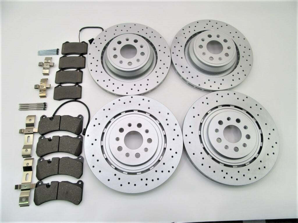 Maserati Ghibli Quattroporte brake pads rotors service kit 863