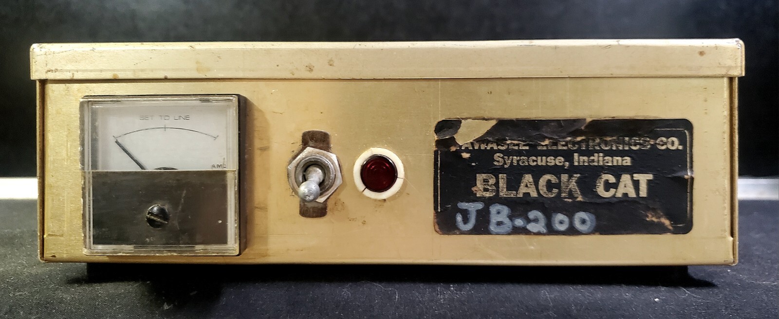 Wawasee Electronics Black Cat Jb 200 Tube Type Amplifier eBay