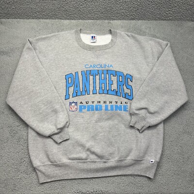 1990's Russell Athletic 2XL Carolina Panthers Authentic NFL Pro Line Sweatshirt