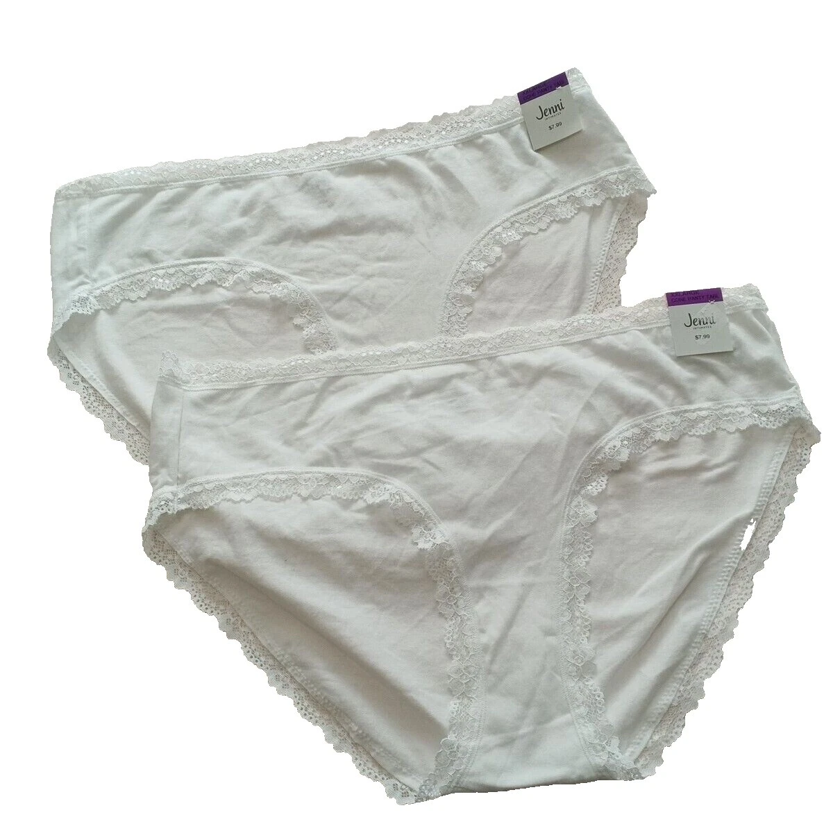 Cotton Bikini White Panties for Women