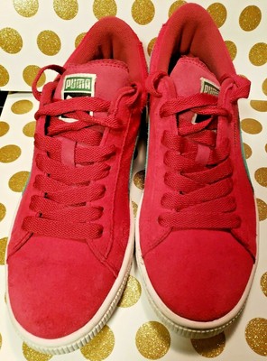 hot pink puma suede