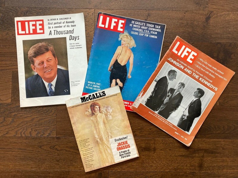 Vintage Magazines Dates from 1959-1971 Monroe/Kennedy