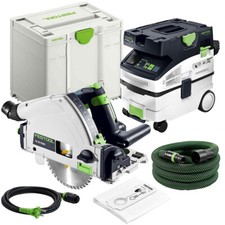 Festool TS 55 FEBQ-Plus Plunge Saw 230V 576706 & Mobile Dust Extractor 578321