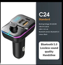 Bluetooth Car FM Transmitter Wireless Adapter