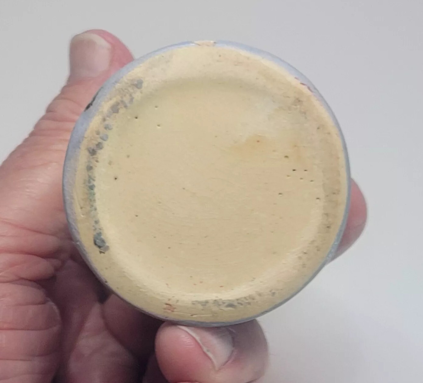 Weller Etna Bud Vase Handpainted Raised Flower ARTS & CRAFTS Style 5.75" READ