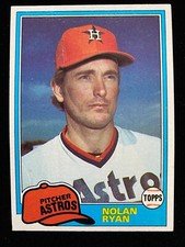 1981 Topps NOLAN RYAN #240 Mets Astros Texas Rangers Angels HALL OF FAME A