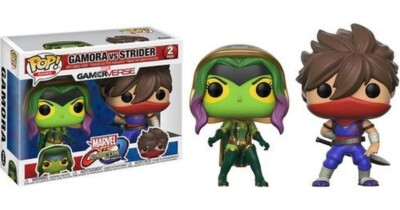 Funko POP! Games - Marvel vs Capcom: Gamora vs Strider 2-pack (NOT MINT)