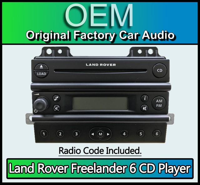 Land Rover Freelander 6CD player radio car stereo , Landrover 6 disc CD