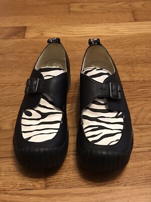 Rare Vintage Dr Martens Zebra Print Oxford Creepers Size US  display picture 3