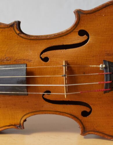 old vintage small violin geige viola cello fiddle label EDUARD SOUKUP Nr. 1574 - Picture 4 of 15