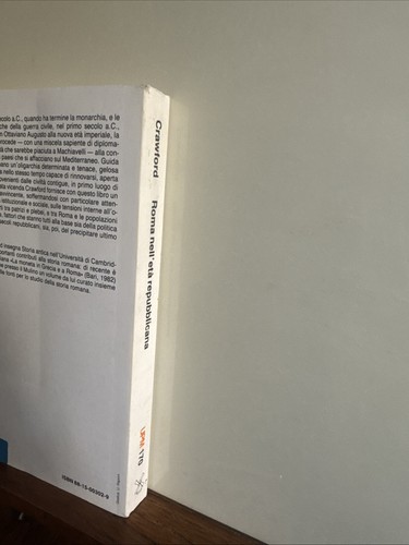 MICHAEL H. CRAWFORD ROMA NELL'ETÀ ETA' REPUBBLICANA I ED. IL MULINO 1984 - Foto 3 di 9