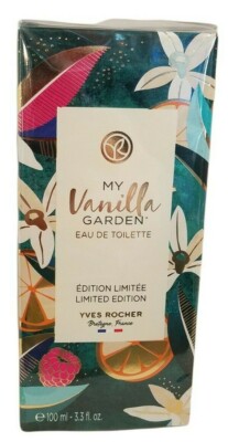 Yves Rocher MY VANILLA GARDEN Eau De Toilette Splash Women 3.3 fl oz Sealed Box