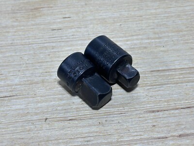 Proto Tools USA 2pc Black Industrial Finish Adapter Reducer Set Lot, 7650 & 7651