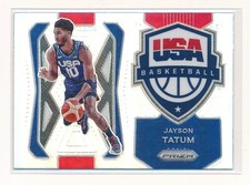 JAYSON TATUM 2021-22 PANINI PRIZM USA BASKETBALL PRIZMS SILVER #1 *TEAM USA*
