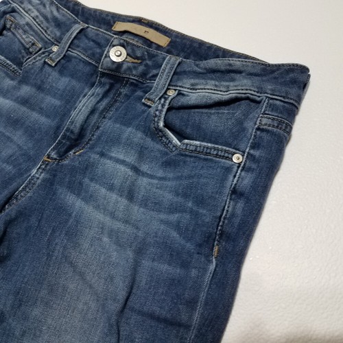 Joe's Frayed Jeans Women's Size 27 Blue Denim Stretch Skinny Ankle Medium Wash - Picture 13 of 20