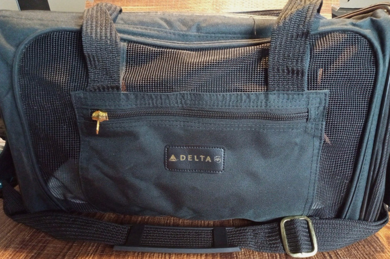 NEW Sherpa Delta Deluxe Airline Approved Travel Pet Carrier Canvas - MediumBlack