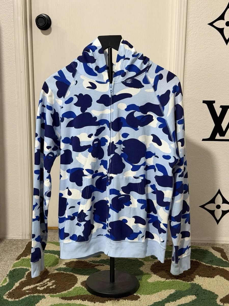 25+ A Bathing Ape Blue Hoodies & Sweatshirts for Men for sale