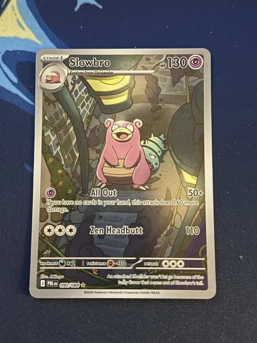 slowbro pokemon card price Pokémon TCG Cards for sale Colorless Twilight Inspiration You can use this attack only if your opponent has exactly 1 Prize card remaining Slowbro Cards | Dex -