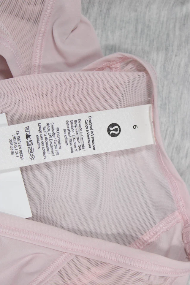 Camiseta pulóver de manga larga rosa ballet talla 6 de Lululemon para mujer Foto 4 de 4