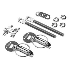 Sparco 01606s Silver Hood Pins