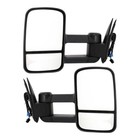 Power Towing Mirror For 2003-2006 Chevy Silverado 1500 Manual Fold Textured 2Pc