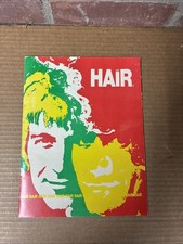 "HAIR " 1969 The American Tribal Love Rock Musical - Program / Booklet Ephemera