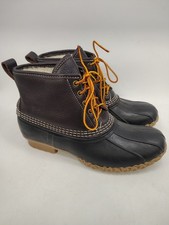 L.L. Bean Women's Bean Boots Sherpa Lined 6" Brown SIZE 10 M 510533