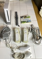 Nintendo Wii RVL-001 2006 White Console Bundle w/ Component Cable  Wii Sports