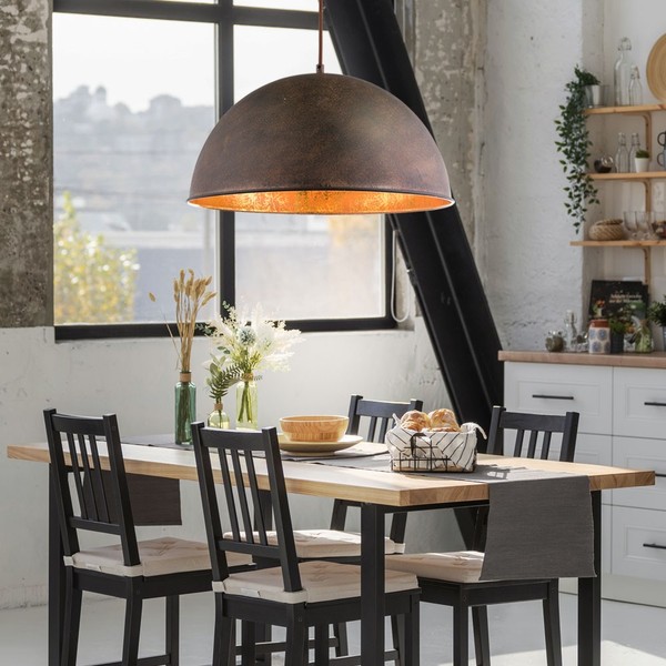 HäNgeleuchte Pendellampe Esstischlampe Filament Led KüChenlampe Rost Gold 120 Cm-image