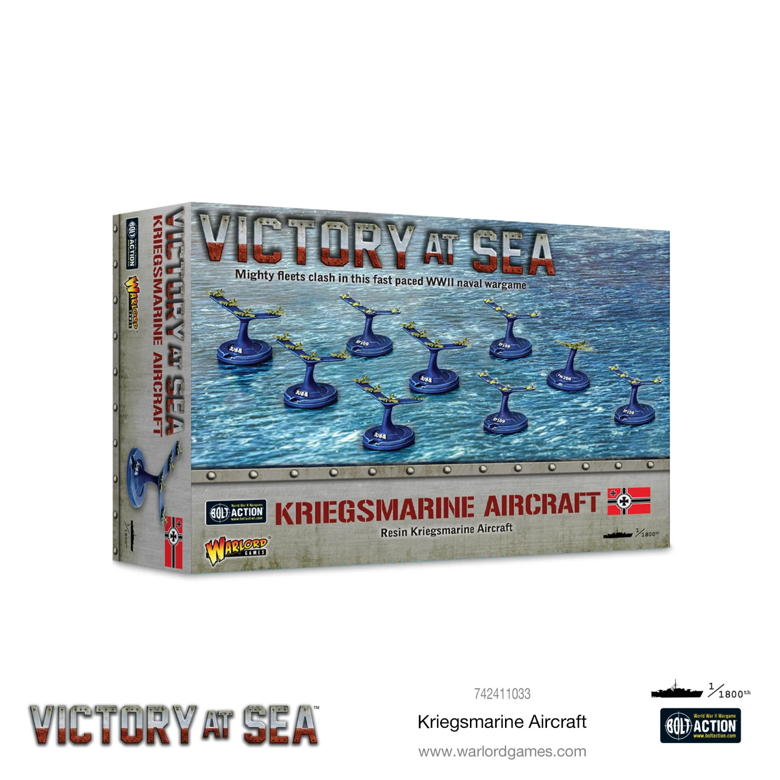 German Kriegsmarine Aircraft - Warlord Games Victory At Sea Miniatures