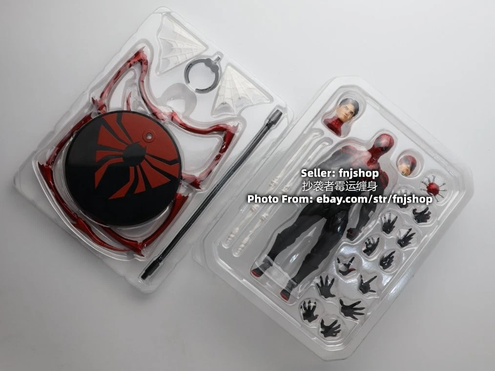 Mess Toys Superior Neighbor Spiderman Octopus Spider 1/12 Action Figure US STOCK image 8