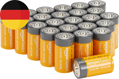 Amazon Basics Allzweck-Alkali-Batterien Vom Typ C (Babyzellen), 1,5 V, 5 Jahre L