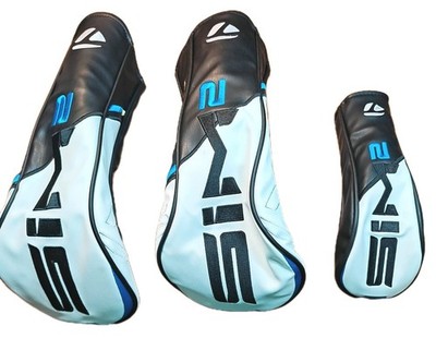 New Set(one lot) of 3 TaylorMade Sim 2 Headcovers-Driver, Fairway, Hybrid Rescue