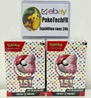 Lot de x2 Bundle 151 Pokémon 6 Boosters EV3.5 Neuf Scellé FR - ENVOI SOUS 24H