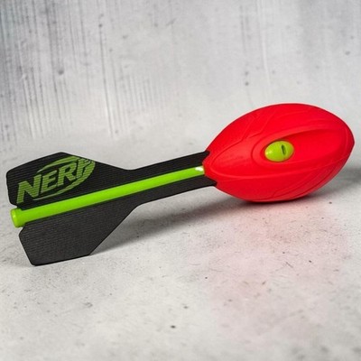 NERF Vortex Aero Howler Foam Football F2875 Red Green Outdoor Toy
