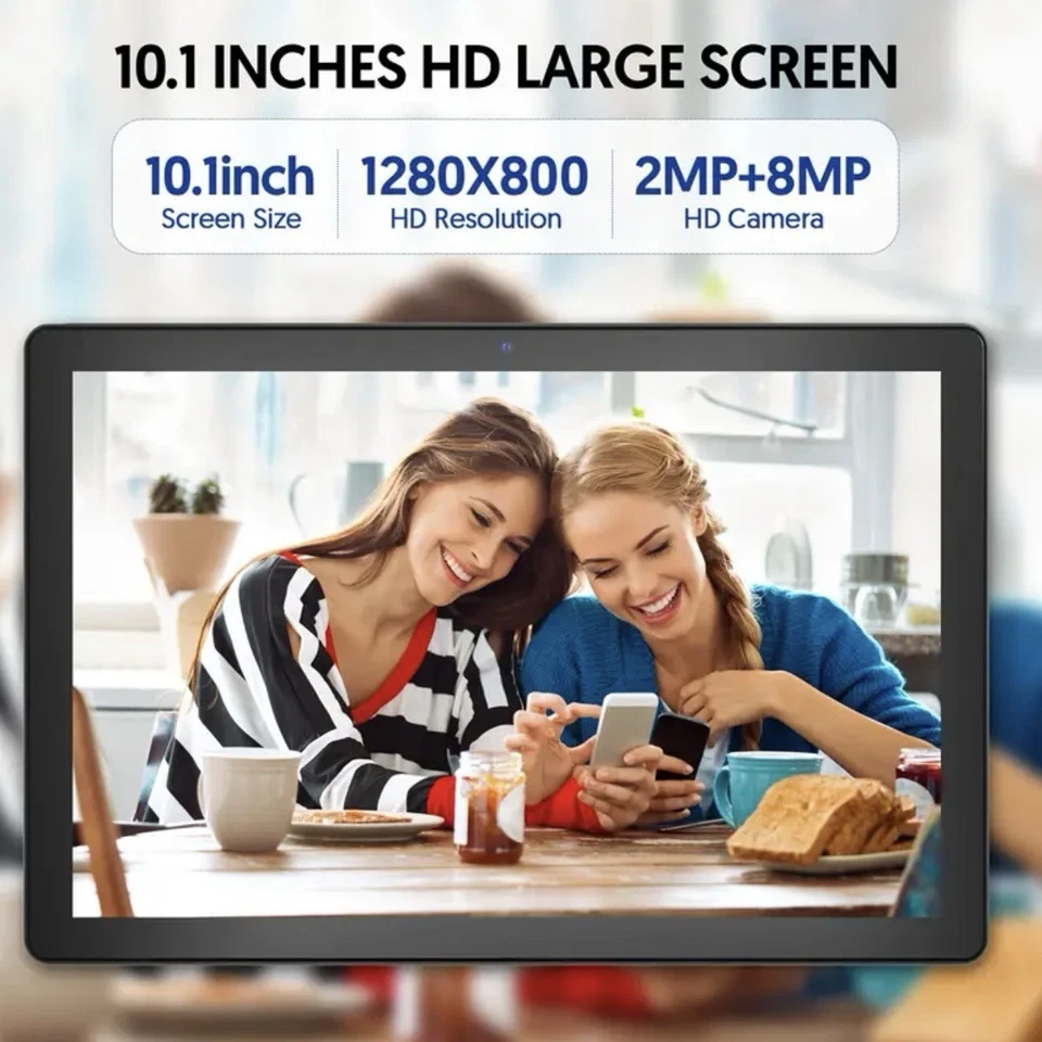 Tablet 2024 Latest Android 14 Tablet 10 Inch 2 in 1 Tablet with Keyboard 64GB - Image 4 of 4