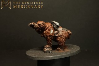 Kislev Tzar Boris on Bear Ursus Old World Warhammer METAL READ DESC