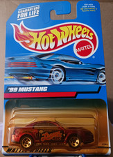 Hot Wheels '99 Ford Mustang Lesser 420 PSSC 1:64 Diecast Red