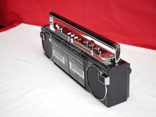 SANYO MR-WU4MK II FM/AM Stereo Double Radio Cassette Recorder Working Japan F/S - Picture 7 of 10