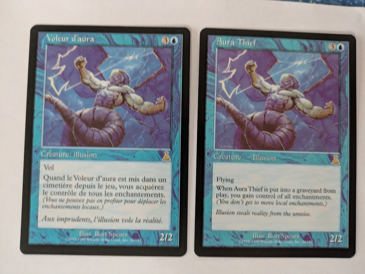 2 Aura Thief Urza Destiny MTG NM Free shipping with tracking