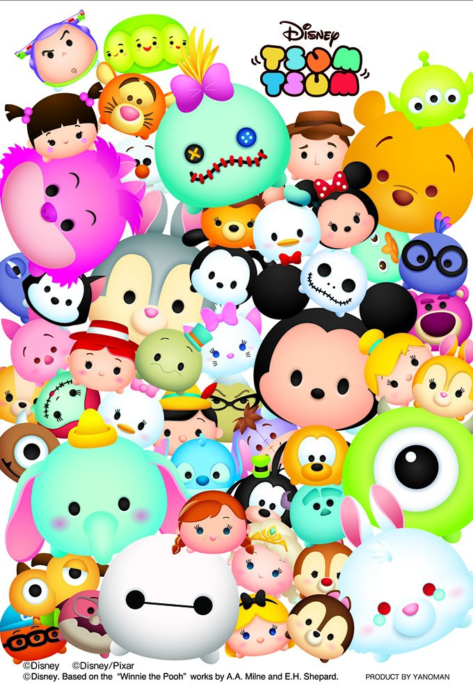 70-Piece Disney Tsum Tsum Prism Art Mini Jigsaw Puzzle (10x14.7cm